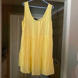 Yellow summer dress never worn